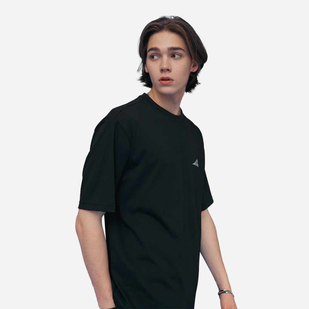 Áo Thun Tay Ngắn Unisex Fila Tech Logo Short Sleeve - Đen - Supersports Vietnam