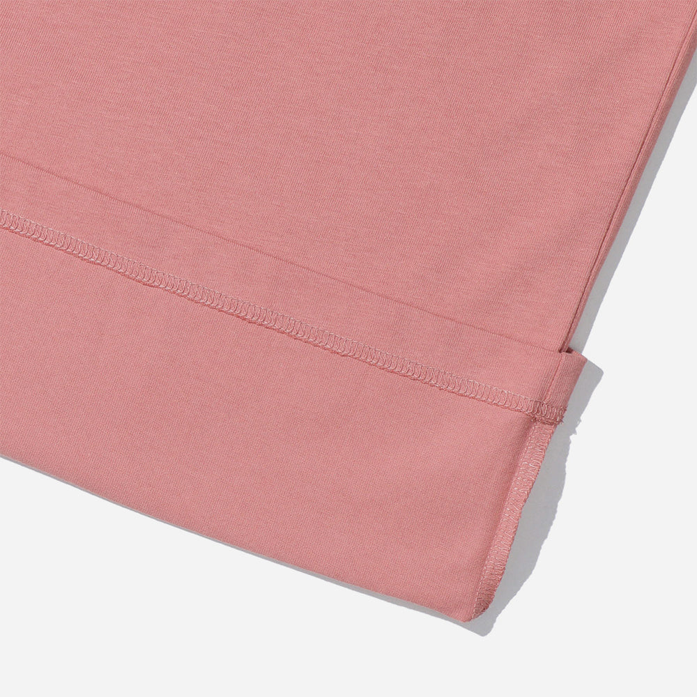 Áo Thun Tay Ngắn Unisex Fila Linear Italy Basic Loose Fit Short Sleeve - Hồng - Supersports Vietnam