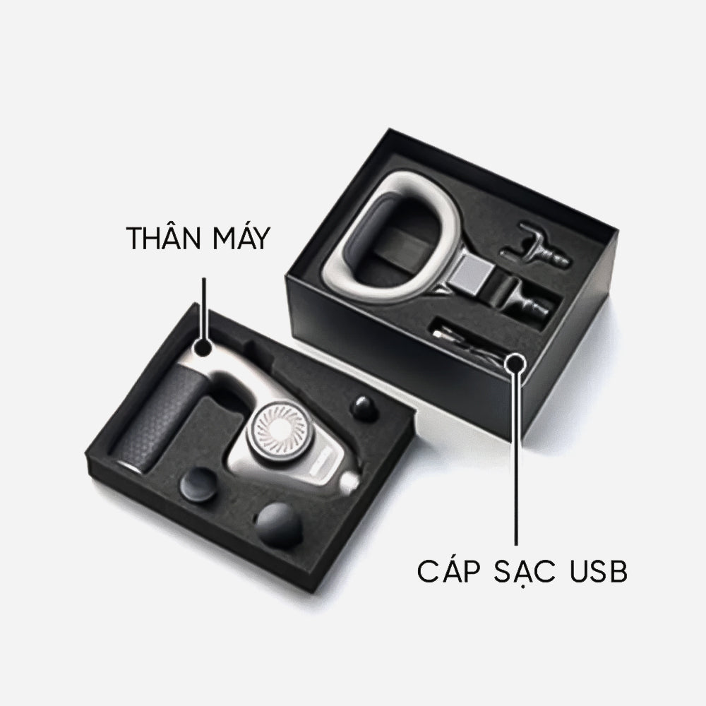 Máy Massage Cầm Tay Fujiiryoki FGW3200 - Xám - Supersports Vietnam