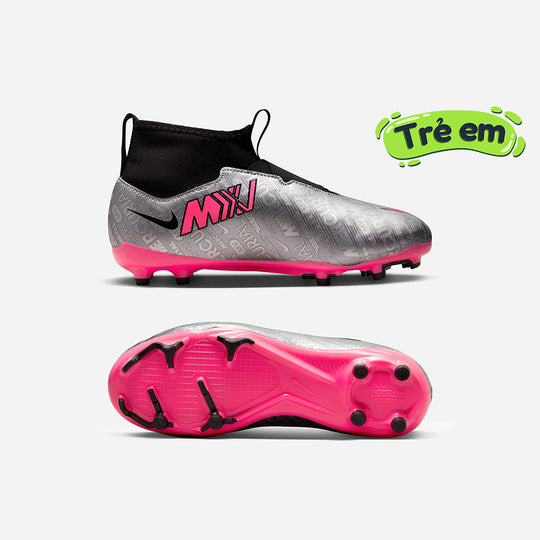 Kids' Nike Jr. Zoom Mercurial Superfly 9 Academy Xxv Football Boots - Gray