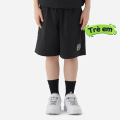 Kids' Fila Layerd Shorts - Black