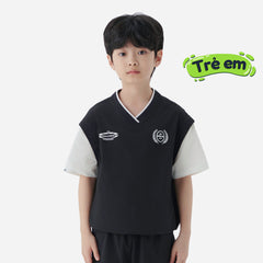 Áo Thun Trẻ Em Fila Vest Layerd - Đen