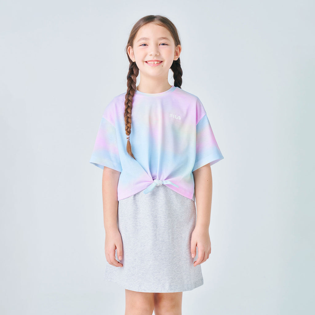 Áo Thun Tay Ngắn Thời Trang Trẻ Em Fila Girl Crop Dyeing - Supersports Vietnam