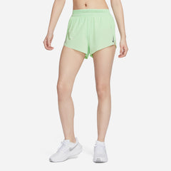 Women's Nike Aeroswift Dri-Fit Adv Mid-Rise Shorts - Green