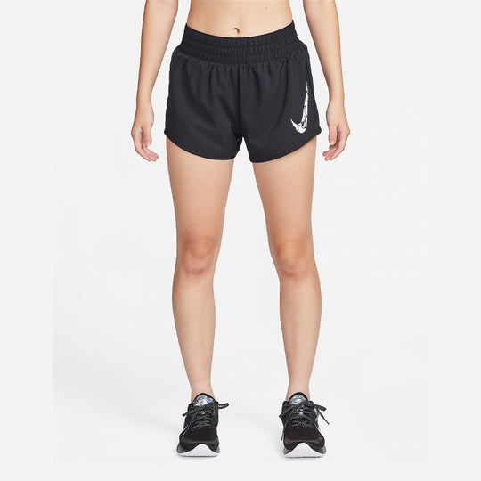 Women's Nike One Swoosh Shorts - Black