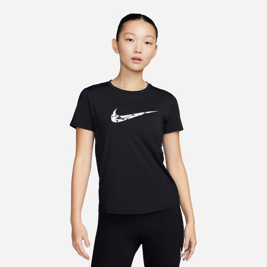 Women's Nike One Swoosh Hbr Dri-Fit T-Shirt - Black