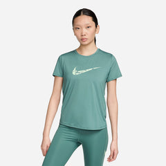 Áo Thun Nữ Nike One Swoosh Dri-Fit - Xanh Lá