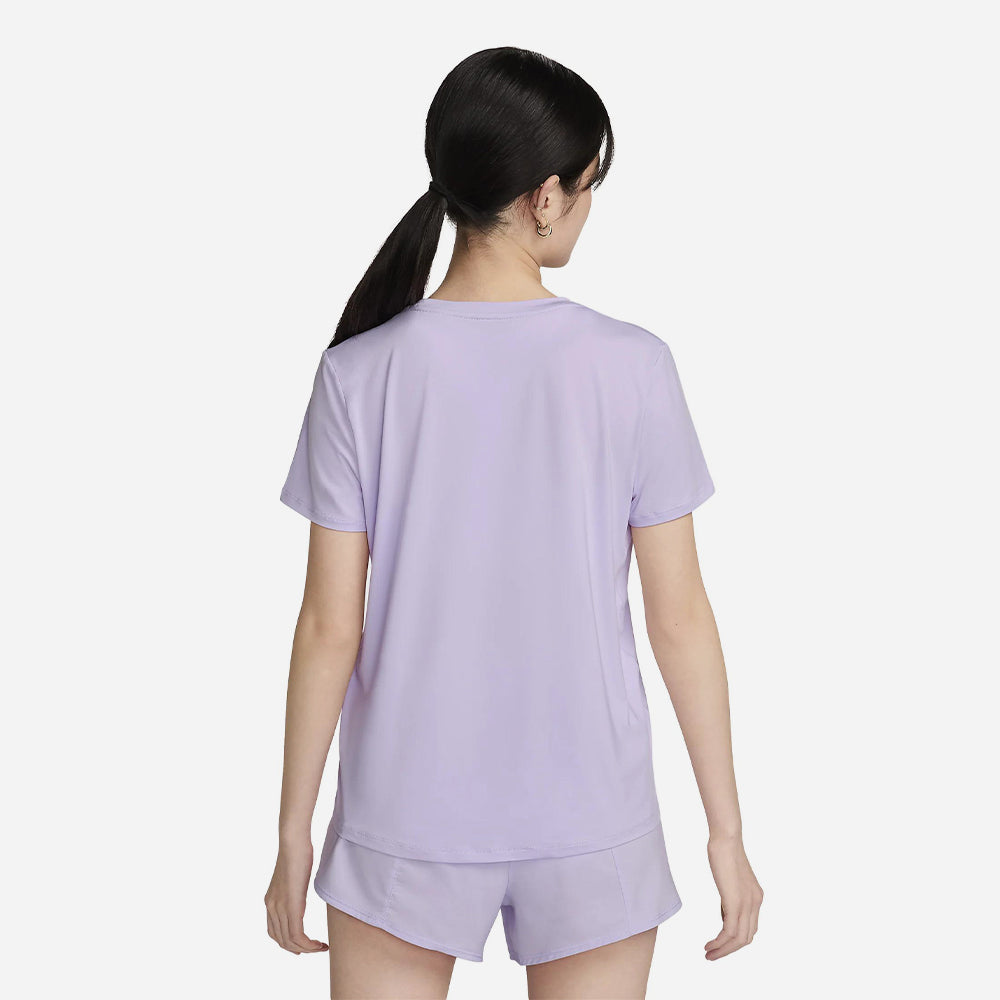 Áo Thun Nữ Nike One Swoosh Hbr Dri-Fit - Tím - Supersports Vietnam