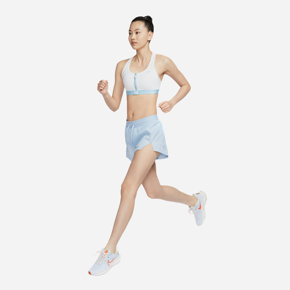 Quần Ngắn Thể Thao Nữ Nike Mid-Rise Brief-Lined 8Cm - Xanh Dương - Supersports Vietnam