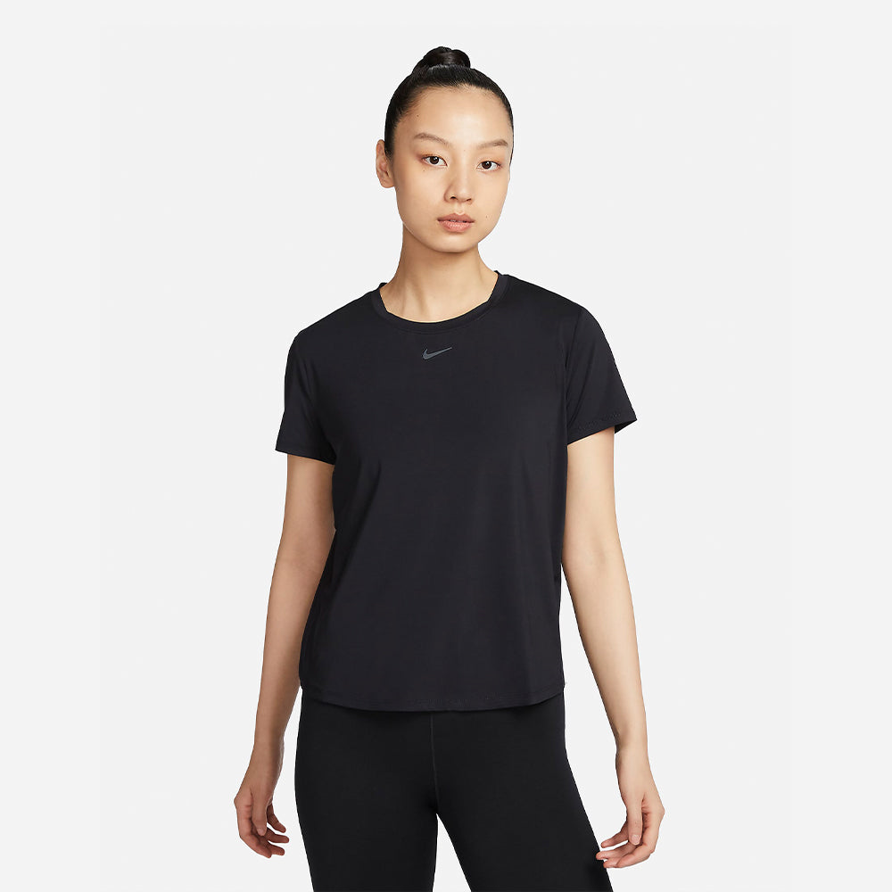 Áo Tay Ngắn Nữ Nike One Classic Dri-Fit - Đen - Supersports Vietnam
