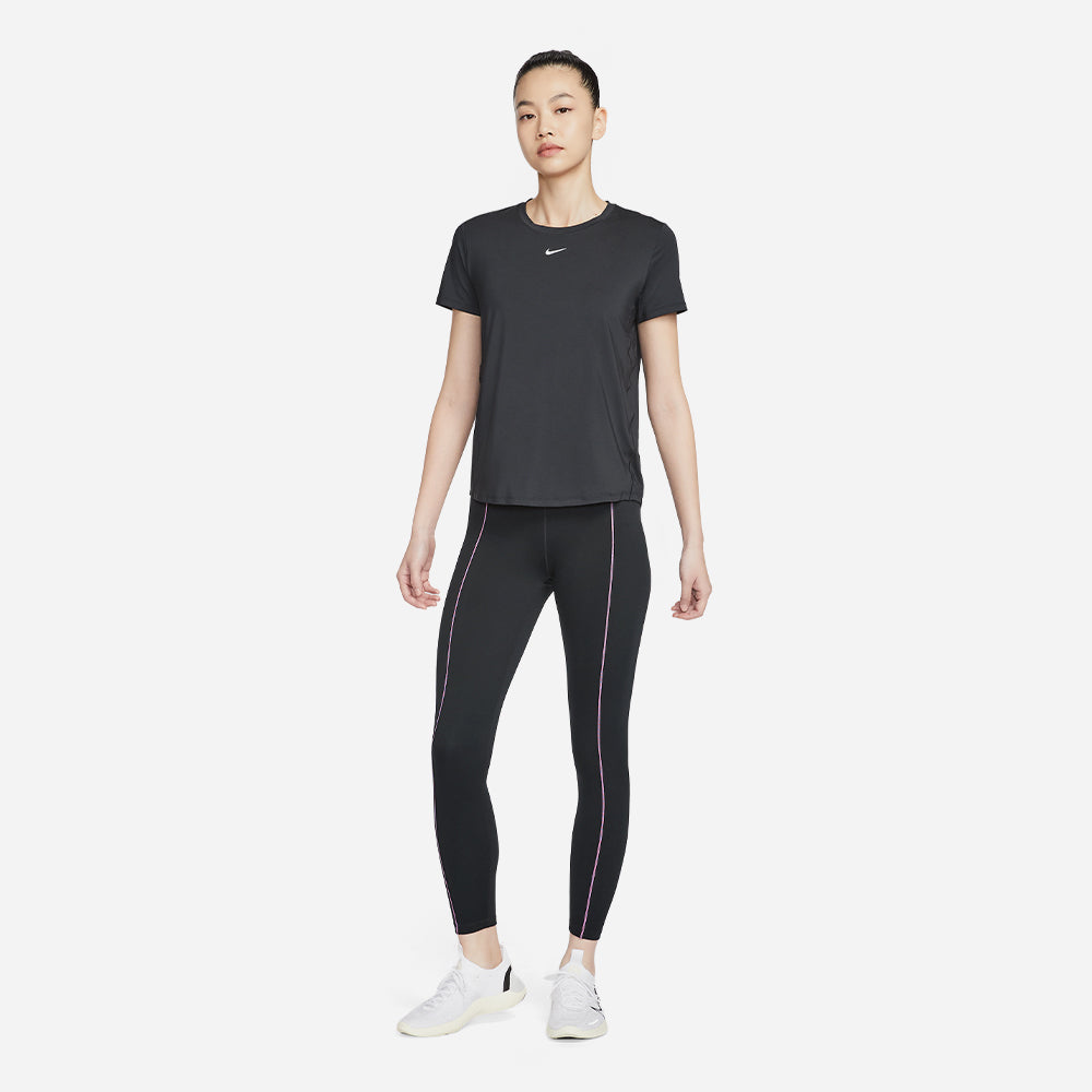 Áo Thun Nữ Nike One Classic Dri-Fit - Đen - Supersports Vietnam