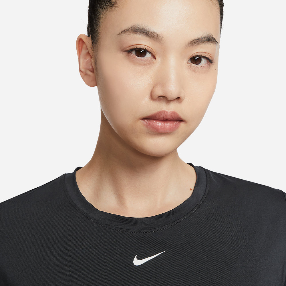Áo Thun Nữ Nike One Classic Dri-Fit - Đen - Supersports Vietnam