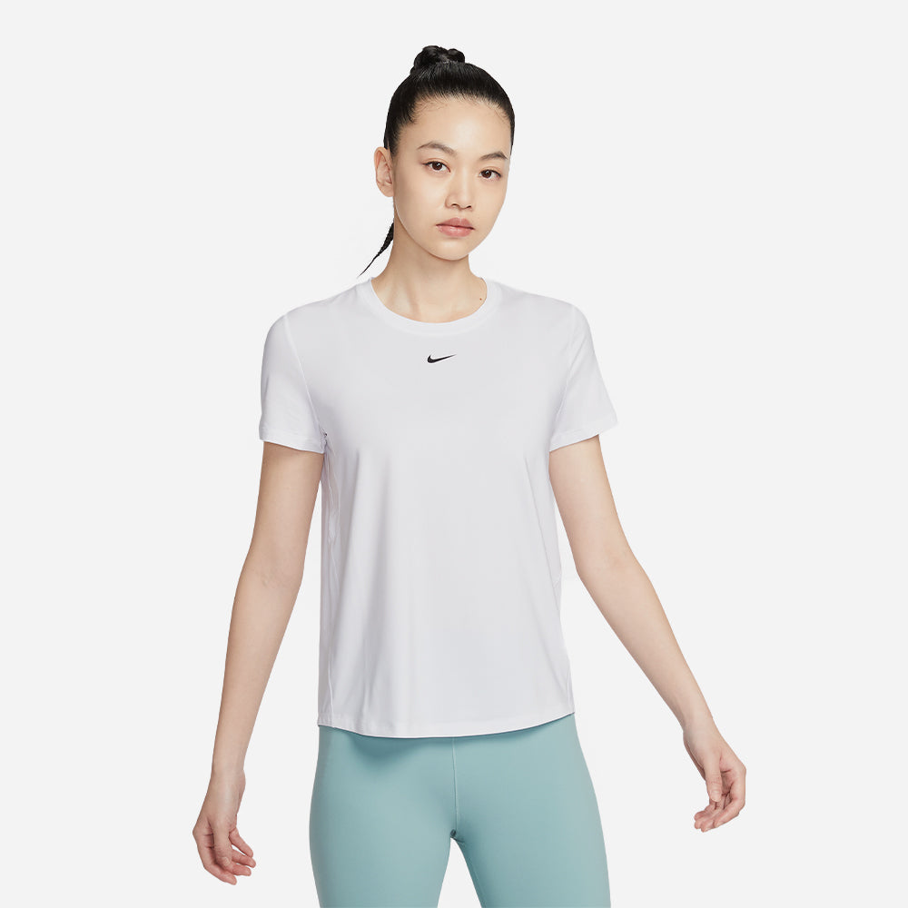 Áo Thun Nữ Nike One Classic Dri-Fit Short-Sleeve - Trắng - Supersports Vietnam