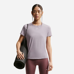 Áo Thun Nữ Nike One Classic Dri-Fit Short-Sleeve - Tím - Supersports Vietnam