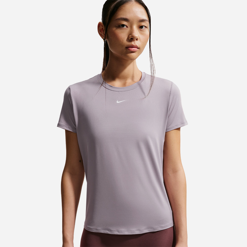 Áo Thun Nữ Nike One Classic Dri-Fit Short-Sleeve - Tím - Supersports Vietnam