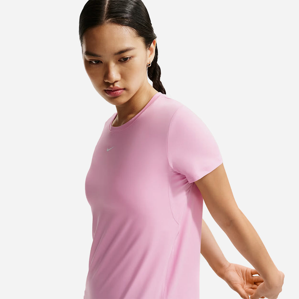 Áo Thun Nữ Nike One Classic Dri-Fit - Hồng - Supersports Vietnam
