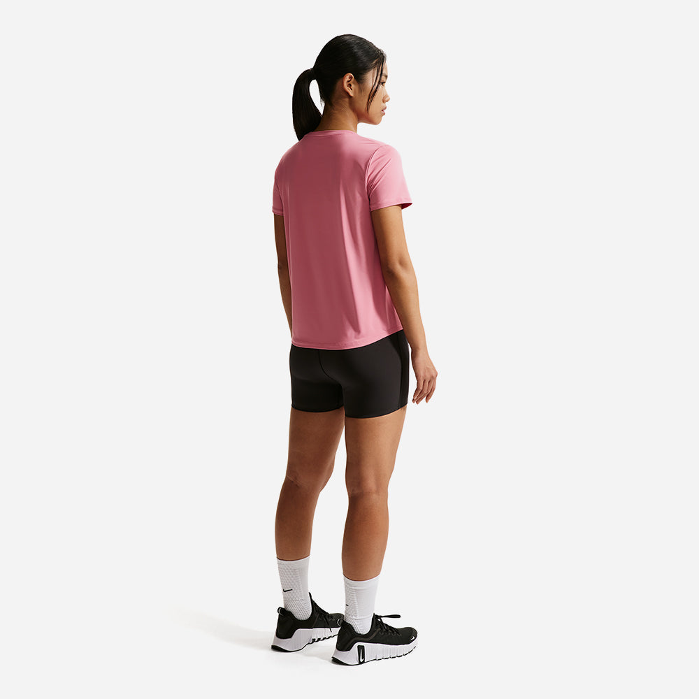Áo Thun Nữ Nike One Classic Dri-Fit Short-Sleeve - Hồng - Supersports Vietnam