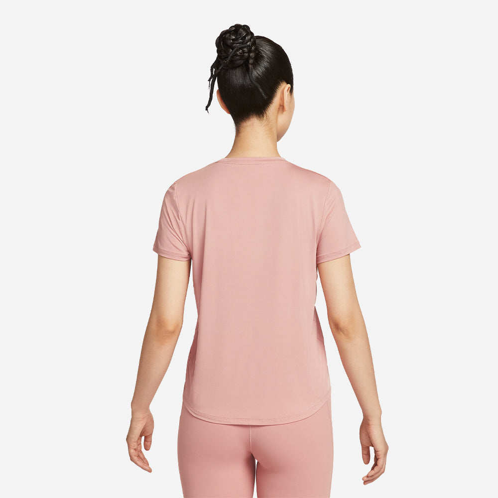 Áo Thun Nữ Nike One Classic Dri-Fit Short-Sleeve - Hồng - Supersports Vietnam