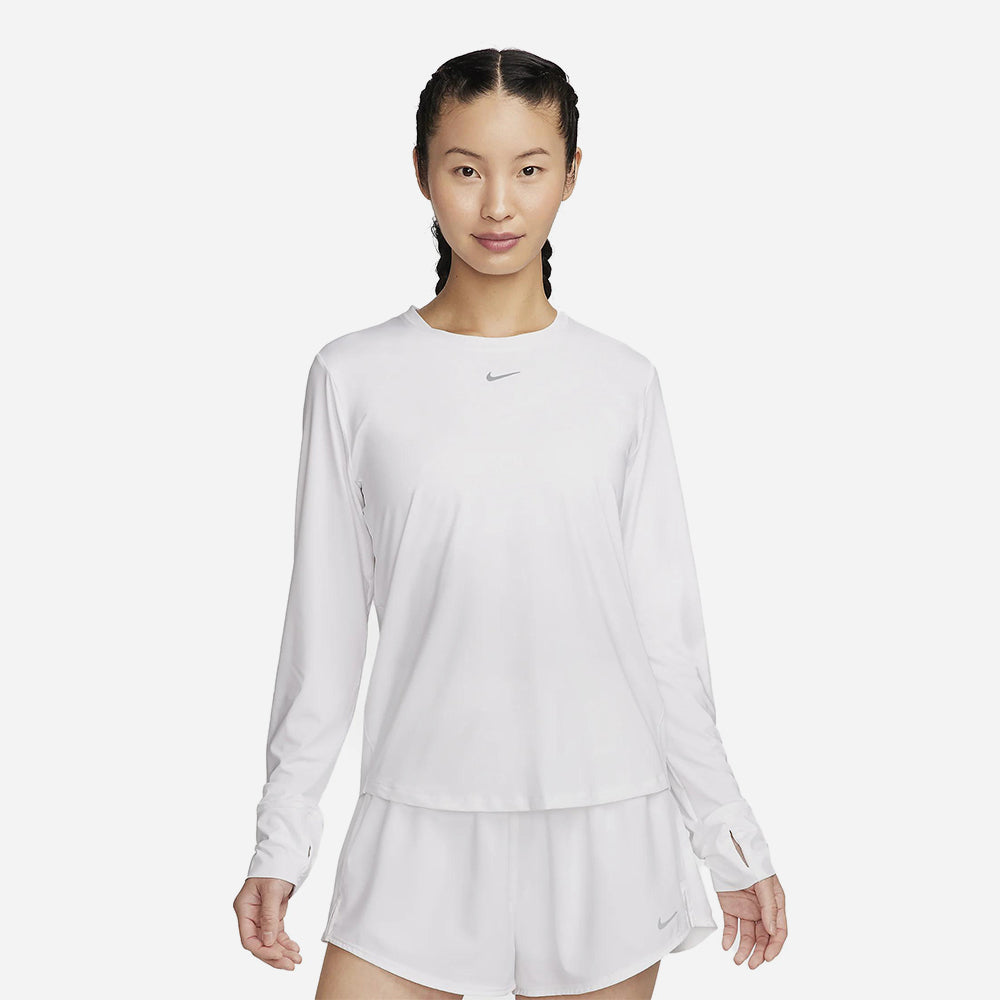 Áo Thun Nữ Nike One Classic Dri-Fit - Trắng - Supersports Vietnam