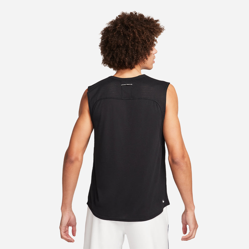 Áo Ba Lỗ Nam Nike Dri-Fit Trail Solar Chase - Đen - Supersports Vietnam