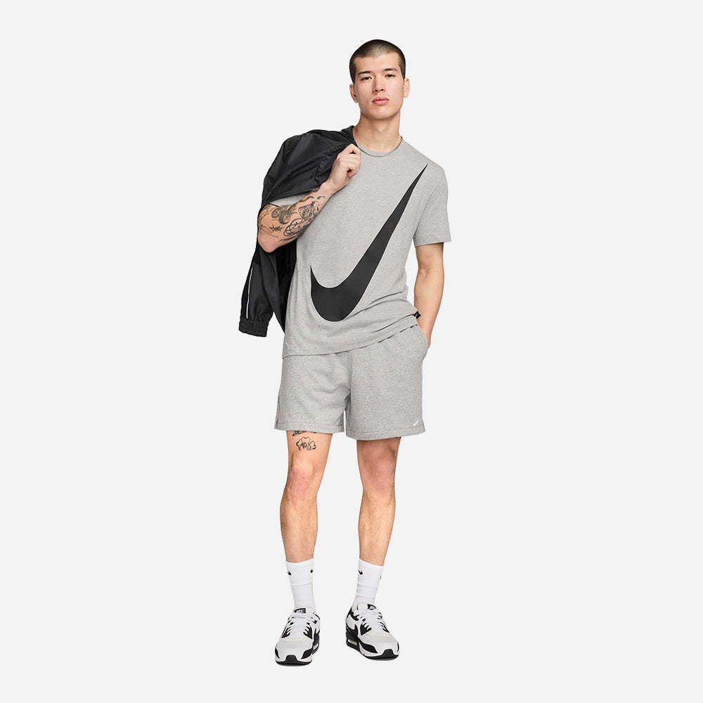 Quần Ngắn Nam Nike Club French Terry Flow Shorts - Xám - Supersports Vietnam