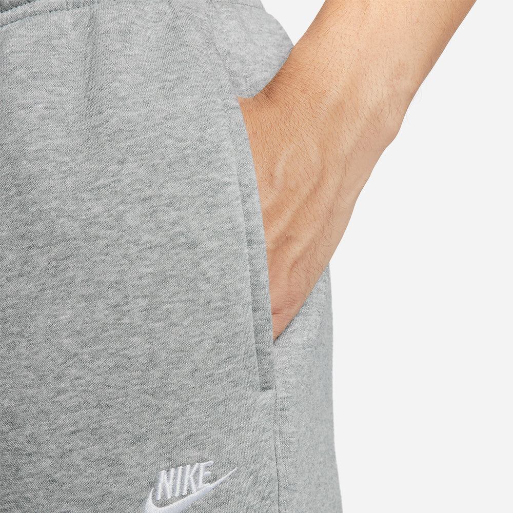 Quần Dài Thể Thao Nam Nike Club Open-Hem - Xám - Supersports Vietnam