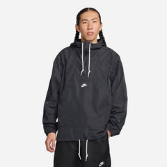 Men's Nike Asm Club Marina Anorak Jacket - Black