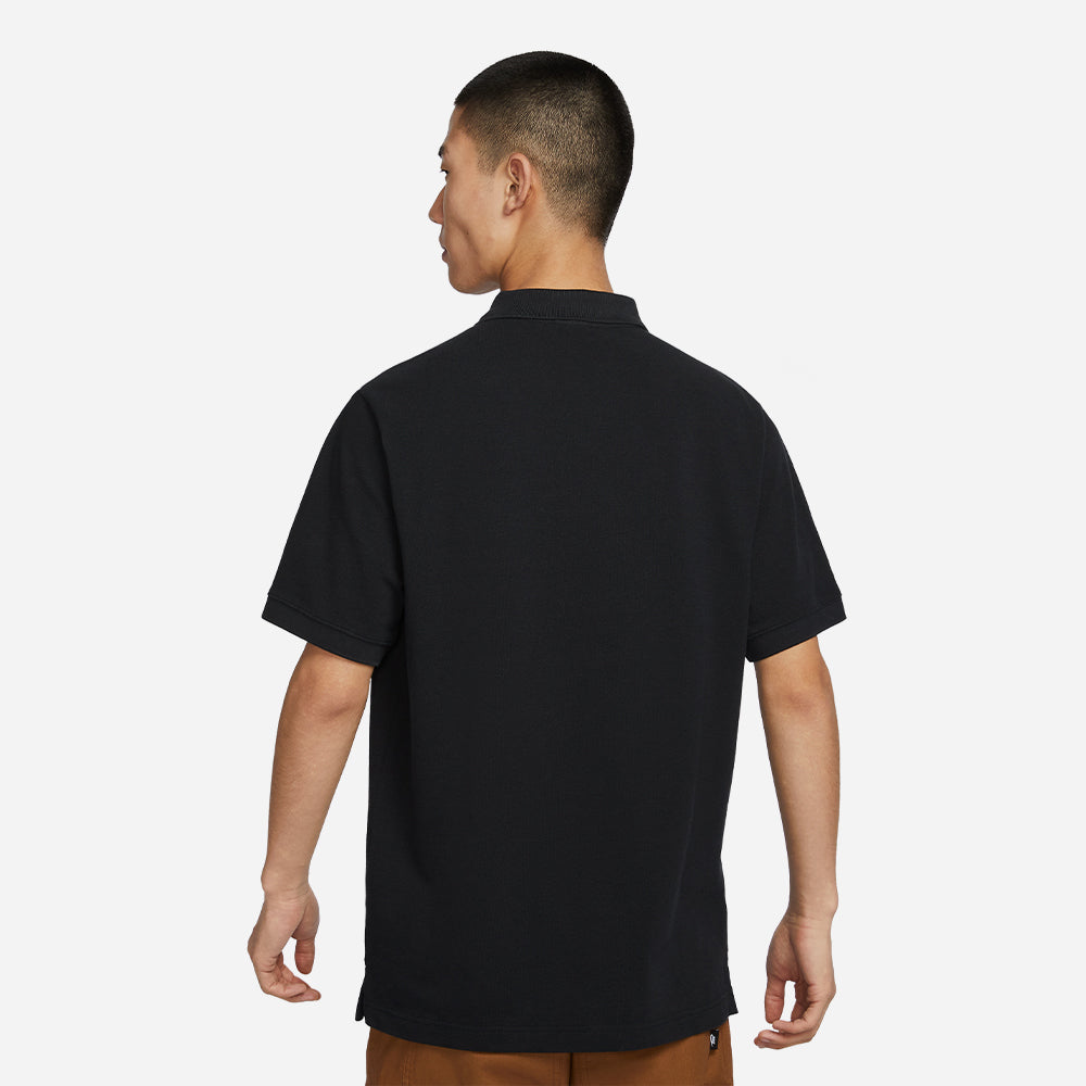 Áo Polo Nam Nike Club Short-Sleeve Pique - Đen - Supersports Vietnam