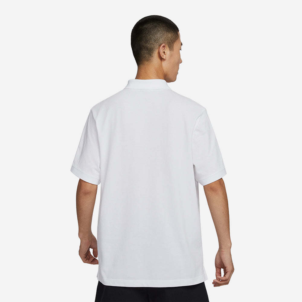 Áo Polo Nam Nike Club Pique - Trắng - Supersports Vietnam