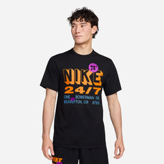 Men's Nike Dri-Fit Uv Hyverse Gfx T-Shirt - Black