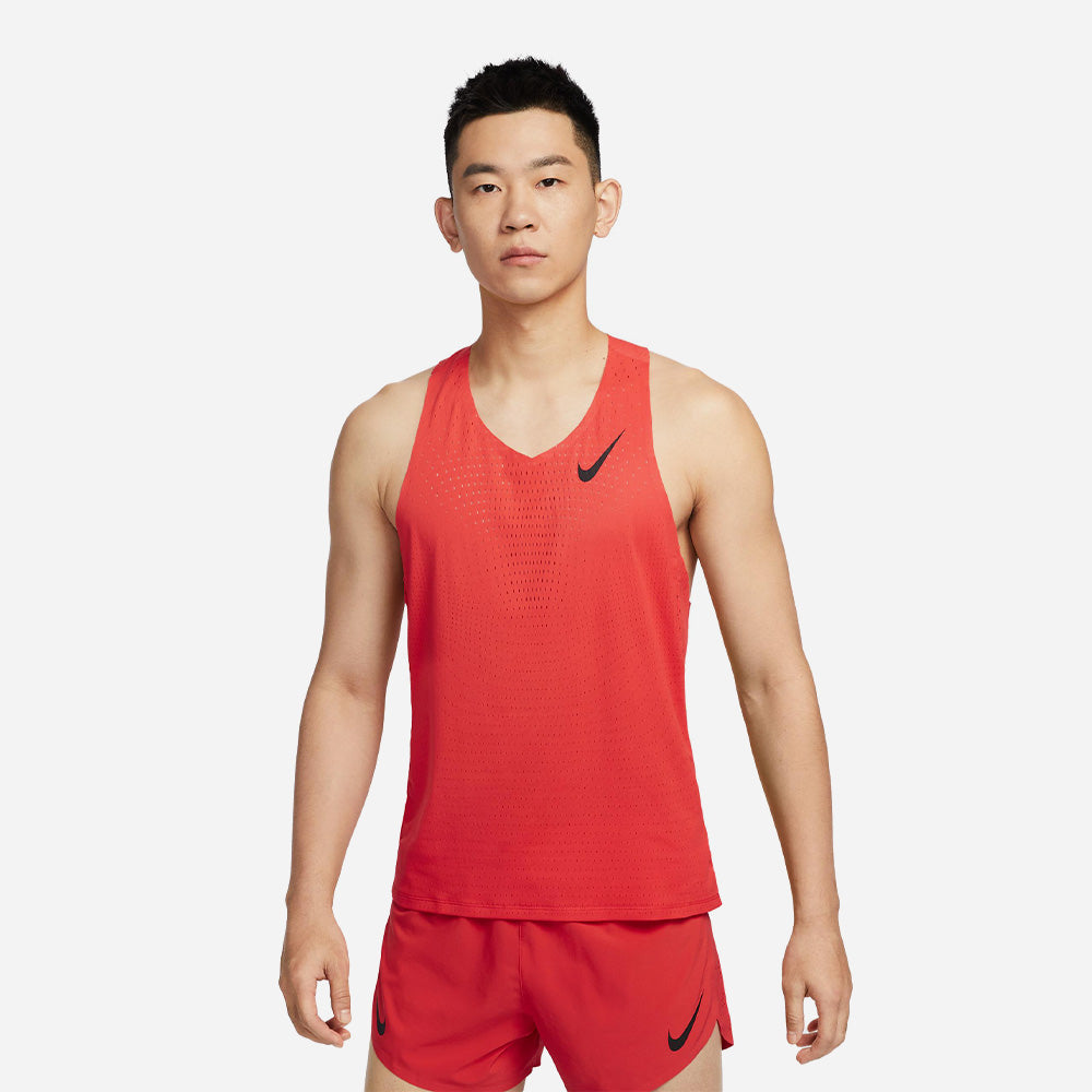 Áo Ba Lỗ Nam Nike Aeroswift Dri-Fit Adv - Đỏ - Supersports Vietnam