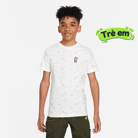 Kids' Nike Boxy 2 T-Shirt - White