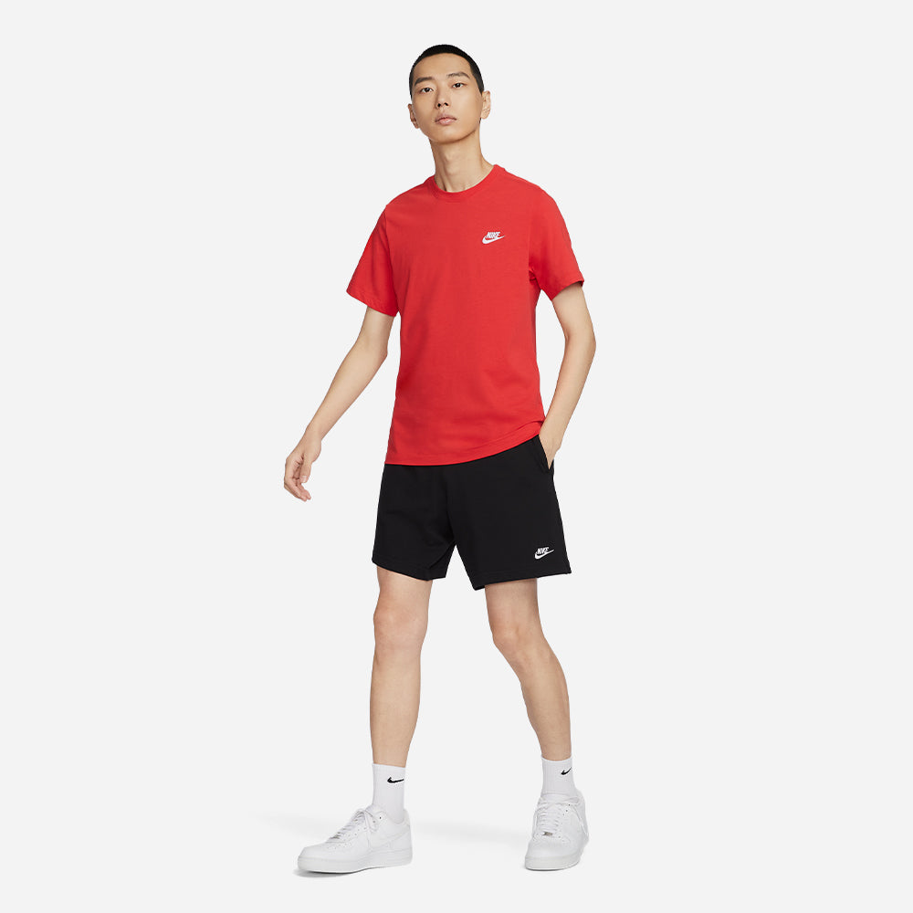 Quần Ngắn Thời Trang Nam Nike Club Knit - Đen - Supersports Vietnam