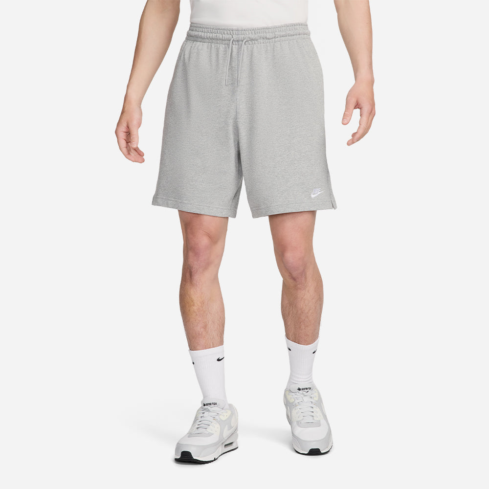 Quần Ngắn Thời Trang Nam Nike Club Knit - Xám - Supersports Vietnam