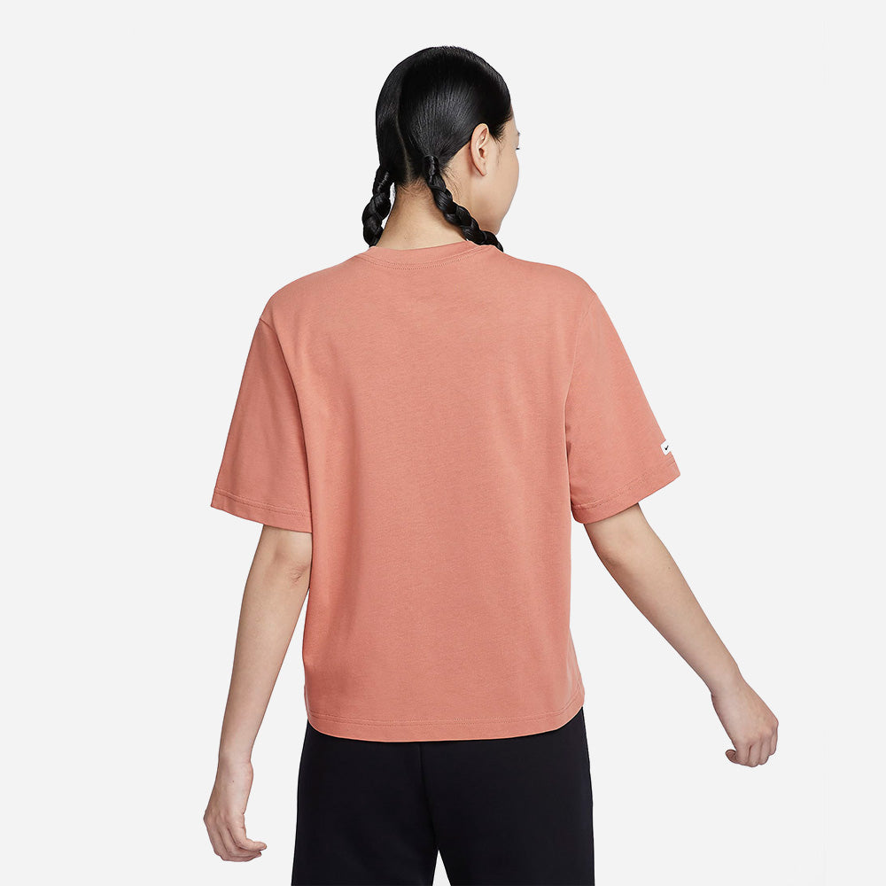 Áo Thun Nữ Nike Classics Boxy - Hồng - Supersports Vietnam