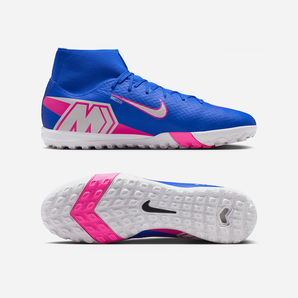 Giày Đá Bóng Sân Cỏ Nhân Tạo Nam Nike Mercurial Superfly 10 Academy Tf - Xanh Dương - Supersports Vietnam