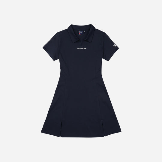 Đầm Thời Trang Nữ Fila Lady Tennis Life Collar - Xanh Navy