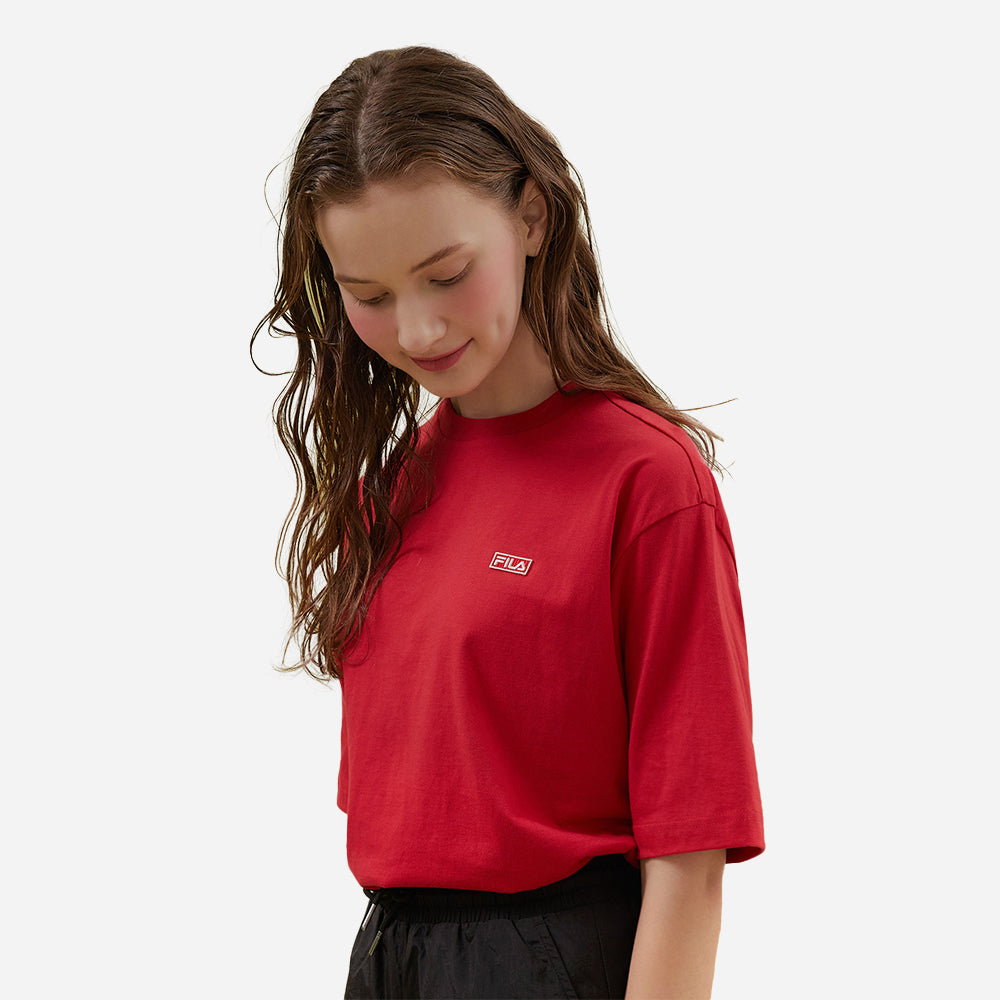 Áo Thun Tay Ngắn Unisex Fila New Graphic Rs1 - Đỏ - Supersports Vietnam