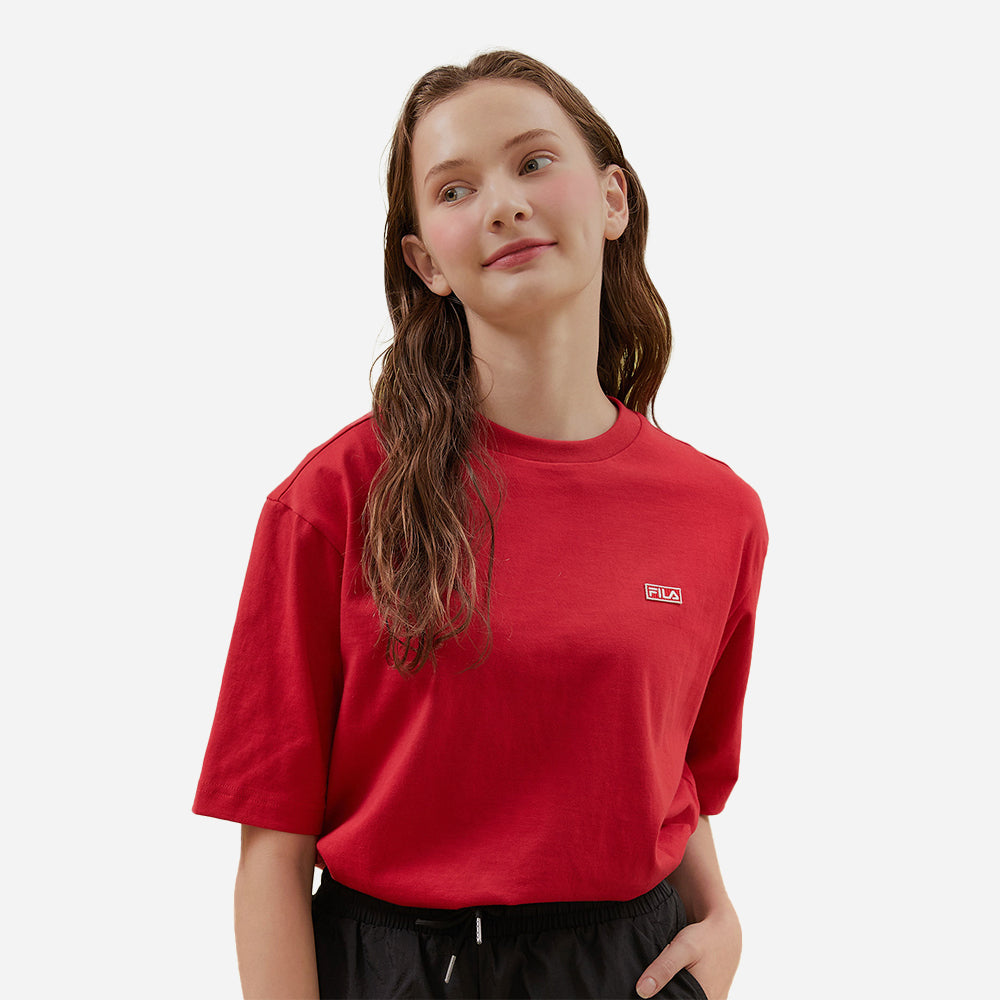 Áo Thun Tay Ngắn Unisex Fila New Graphic Rs1 - Đỏ - Supersports Vietnam