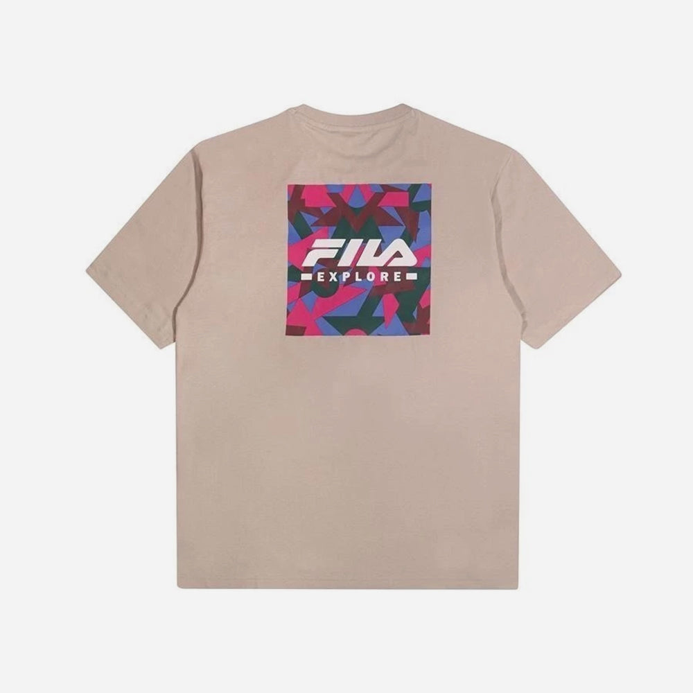 Áo Thun Tay Ngắn Unisex Fila Explore Rs1 - Nâu - Supersports Vietnam