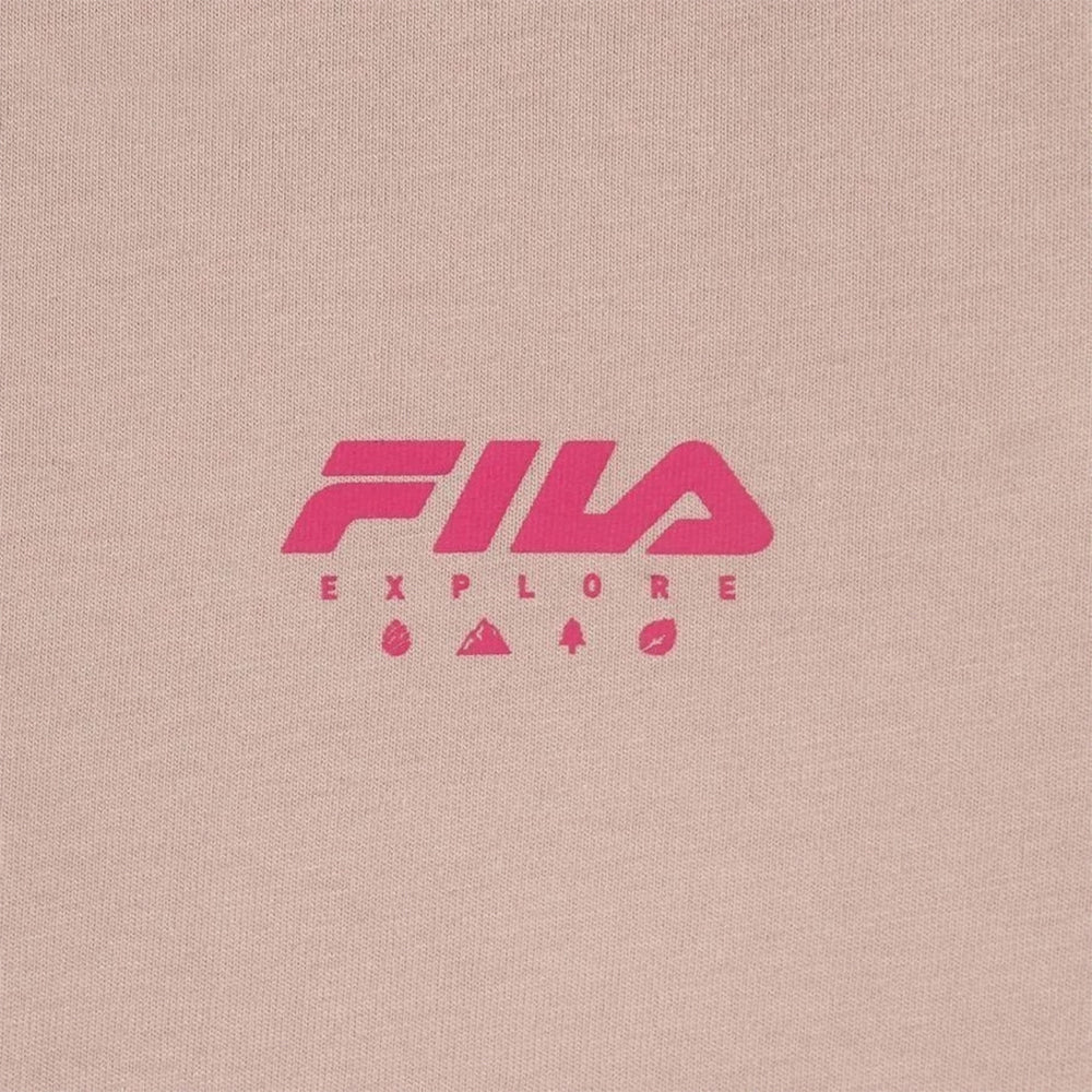 Áo Thun Tay Ngắn Unisex Fila Explore Rs1 - Nâu - Supersports Vietnam