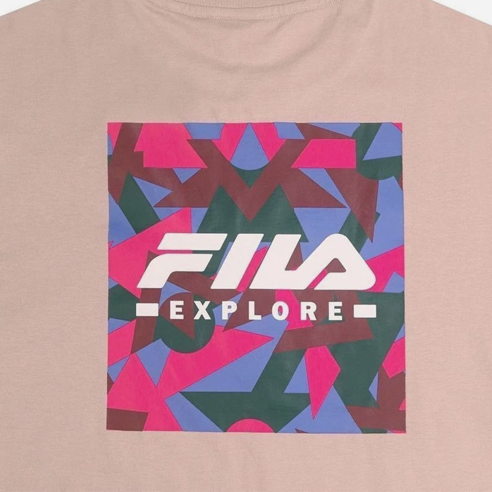 Áo Thun Tay Ngắn Unisex Fila Explore Rs1 - Nâu - Supersports Vietnam