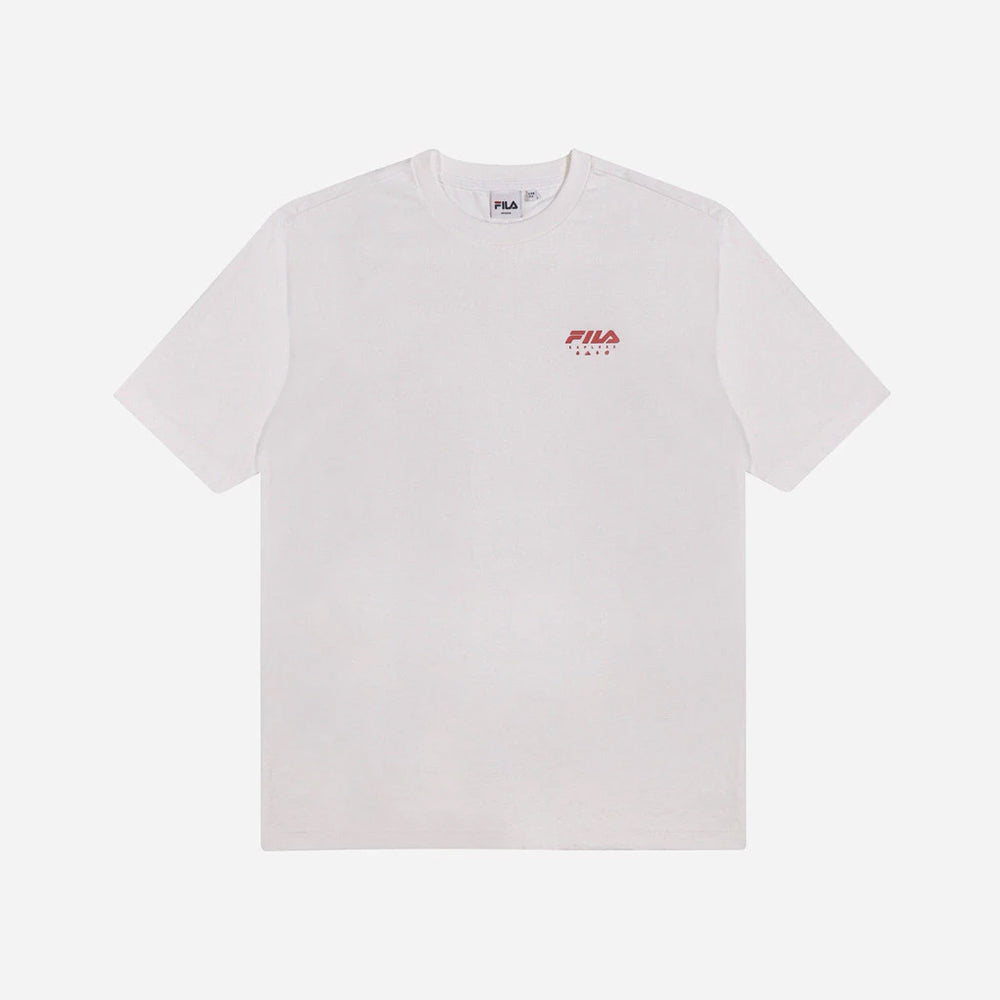 Áo Thun Tay Ngắn Unisex Fila Explore Rs1 - Trắng - Supersports Vietnam