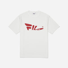 Unisex Fila Kr Comfort Fit Mindblower T-Shirt - White