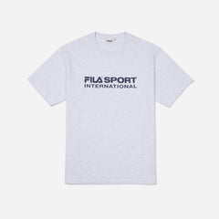 Unisex Fila Kr Comfort Fit International Logo T-Shirt - Gray