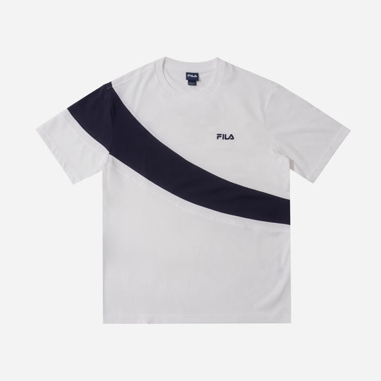 Unisex Fila Heritage Flag T-Shirt - White