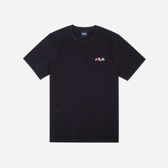 Unisex Fila Life Regular Fit Linear T-Shirt - Black