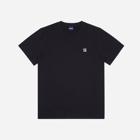 Unisex Fila Life Regular Fit F Box T-Shirt - Black