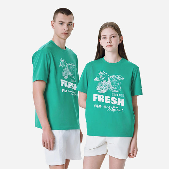 Unisex Fila Sorona Lemon Graphic T-Shirt - Mint