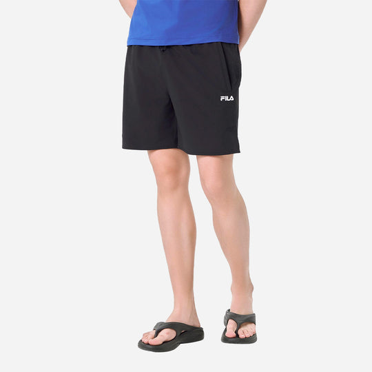 Men's Fila Water Sports Stretch Mesh Pocket Shorts - Black